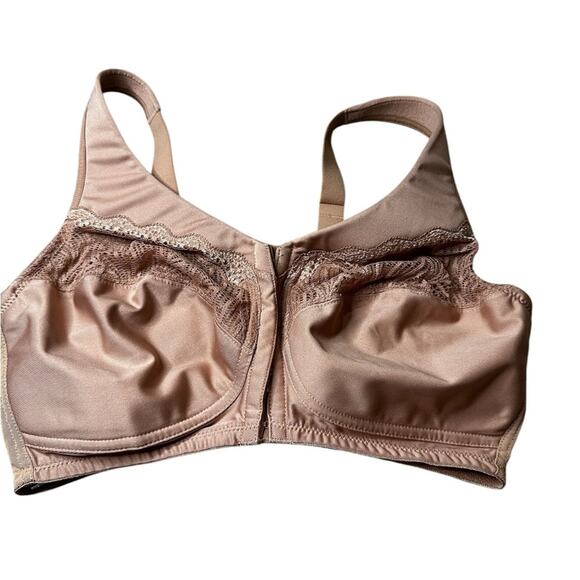 GLAMORISE MagicLift Natural Shape Front close Bra Wirefree Size 38DD - Picture 4 of 11